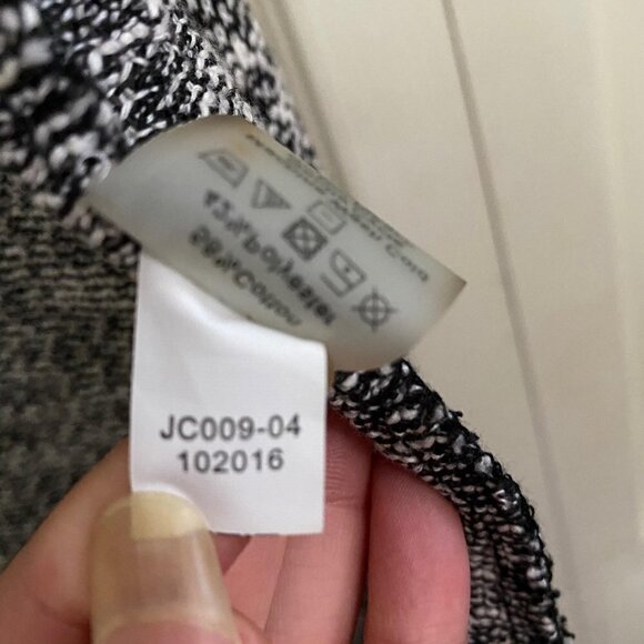 LulaRoe Women's Side Slit Marled Gray Knit Joy Long Line Duster Vest Size XS - Picture 4 of 6